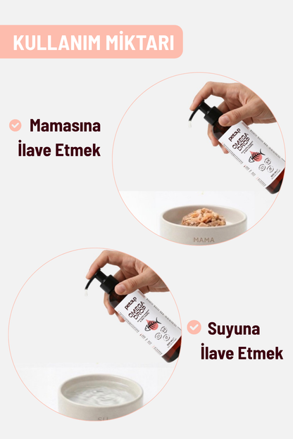 Kediler İçin Tüy Yumağı Karşıtı Set | Damla + Malt Macun + Omega Drop Tüy Güçlendirici Bakım Seti