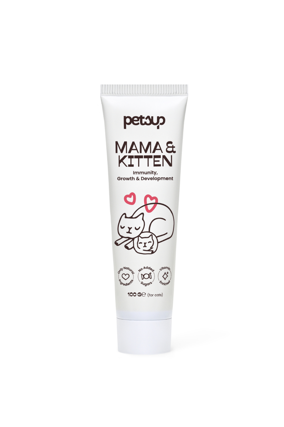 Kitten & Mama - Bağışıklık ve Gelişim Destekleyici Kediler İçin Multivitaminli Malt Macun
