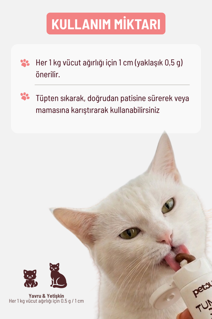 Kitten & Mama - Bağışıklık ve Gelişim Destekleyici Kediler İçin Multivitaminli Malt Macun