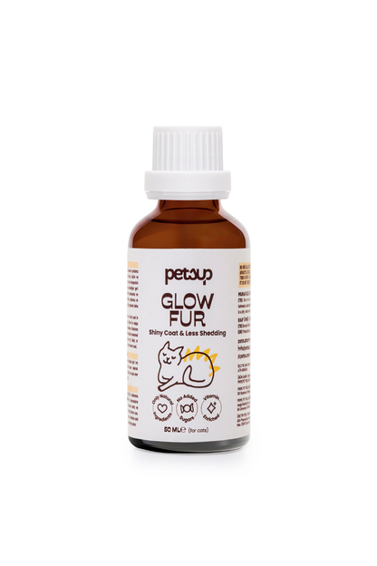 Glow Fur - Tüy Dökülmesine Karşı ve Tüy Sağlığı Destekleyici Kediler İçin Damla