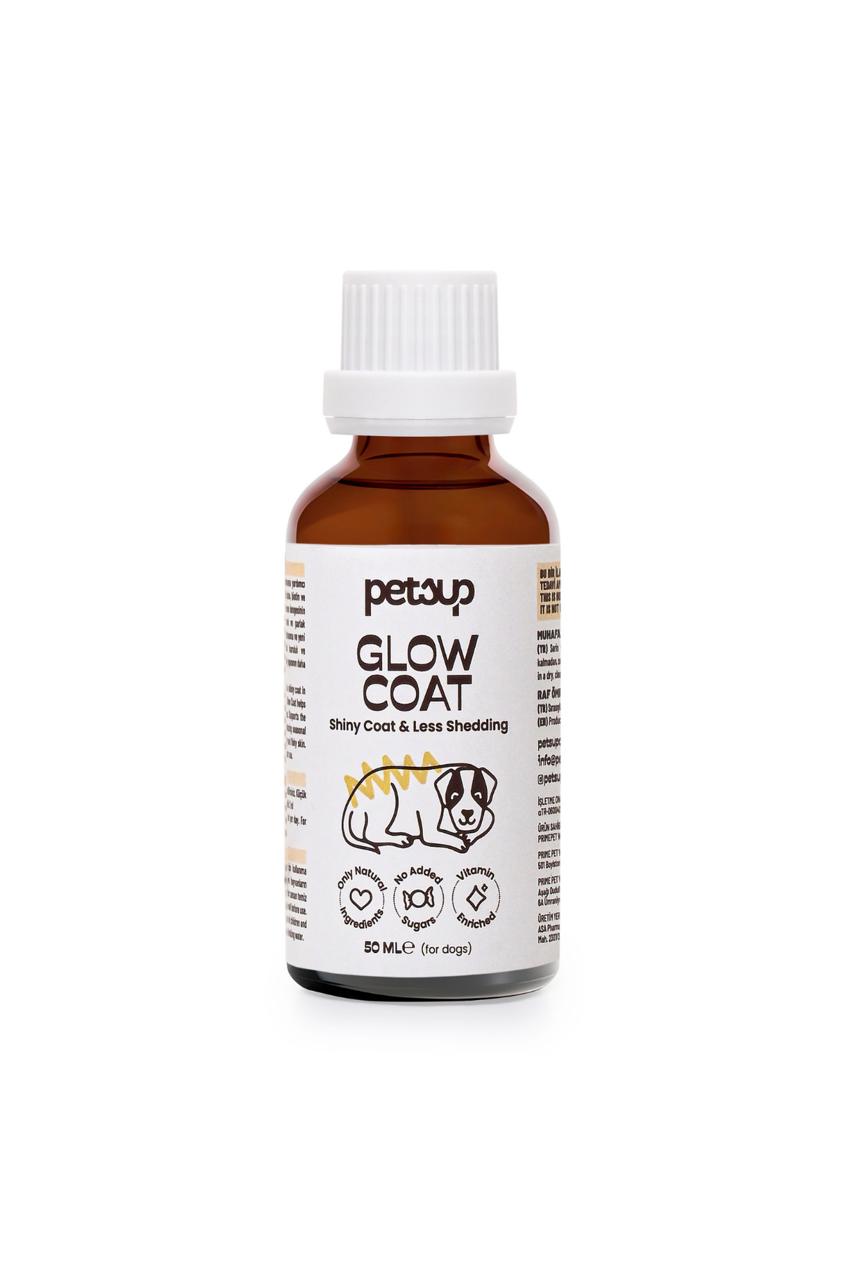 Glow Coat - Tüy Dökülmesine Karşı ve Tüy Sağlığı Destekleyici Köpekler İçin Damla