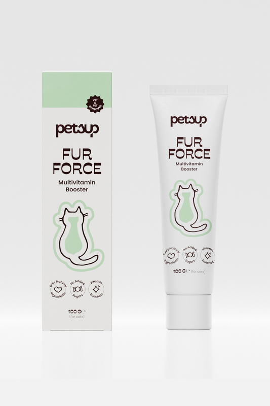 Fur Force - Bağışıklık Destekleyici ve Tüy Dökülmesine Karşı Kediler İçin Multivitaminli Malt Macun